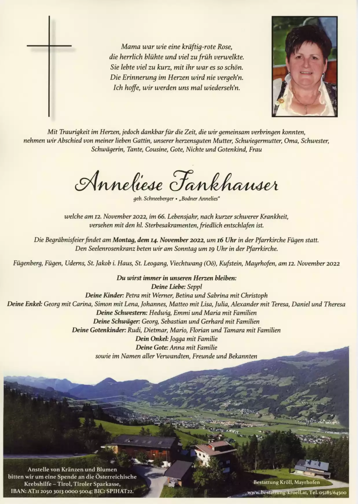 Parte von Anneliese Fankhauser